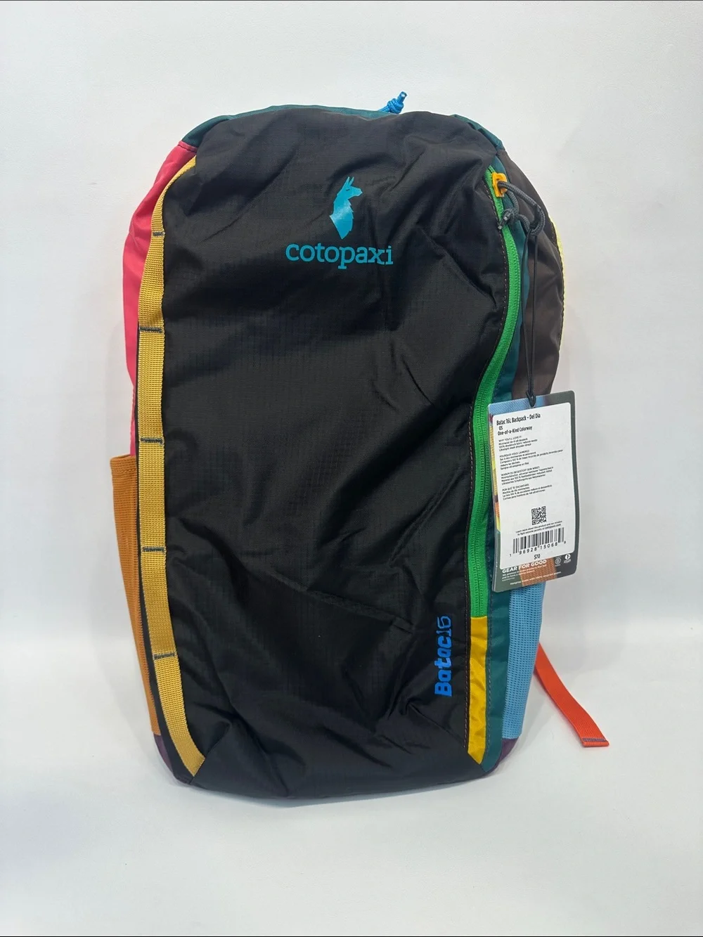 Cotopaxi Batac Del Día 16L Backpack One-of-a-Kind Multicolor Lightweight Daypack
